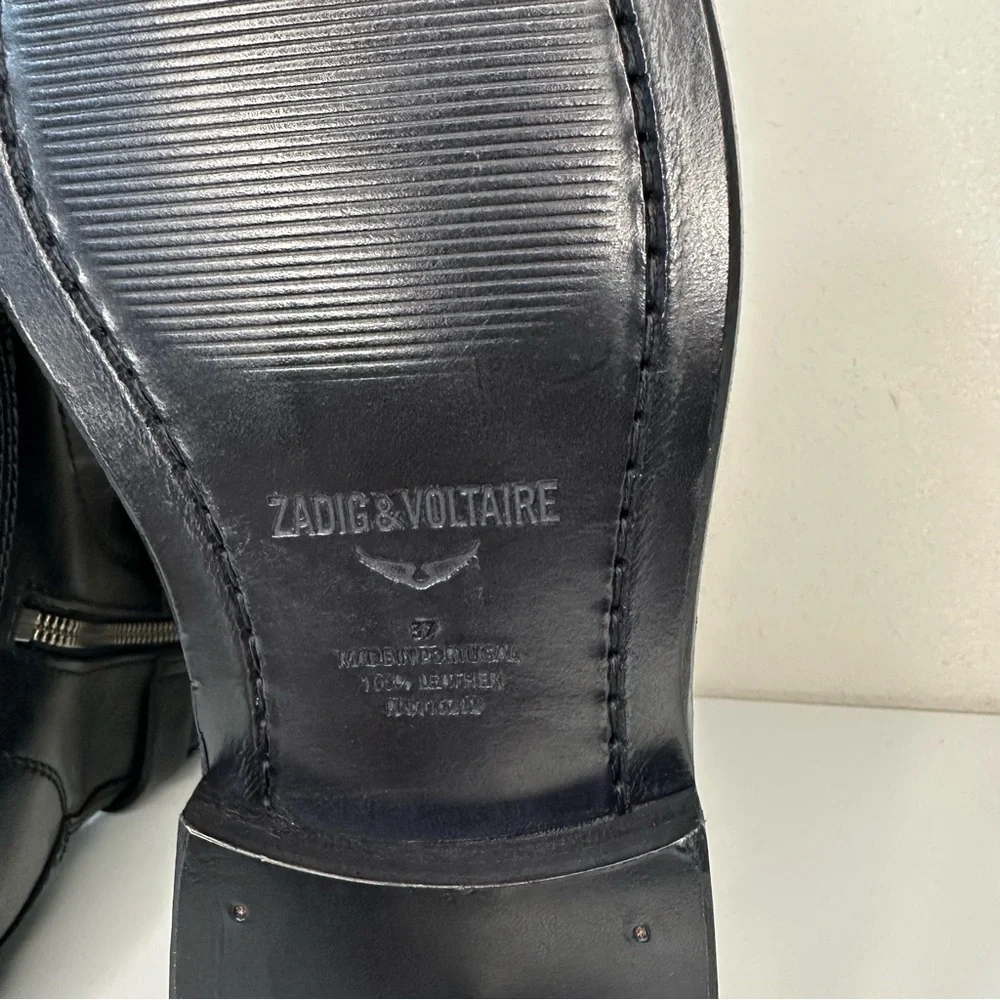 Zadig & Voltaire Black Leather Sole